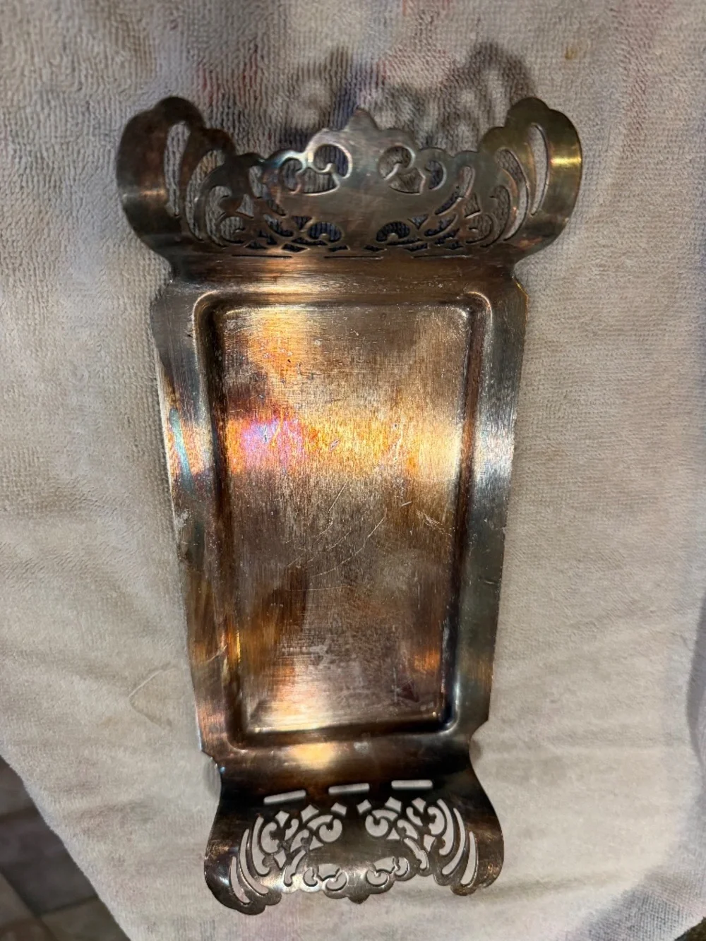 Silverplated VIking Butter or Relish Dish base